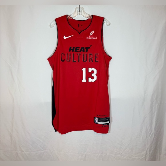Nike Miami Heat 13 Adebayo Authentic 24/25 City Edition Basketball Jersey 48 L